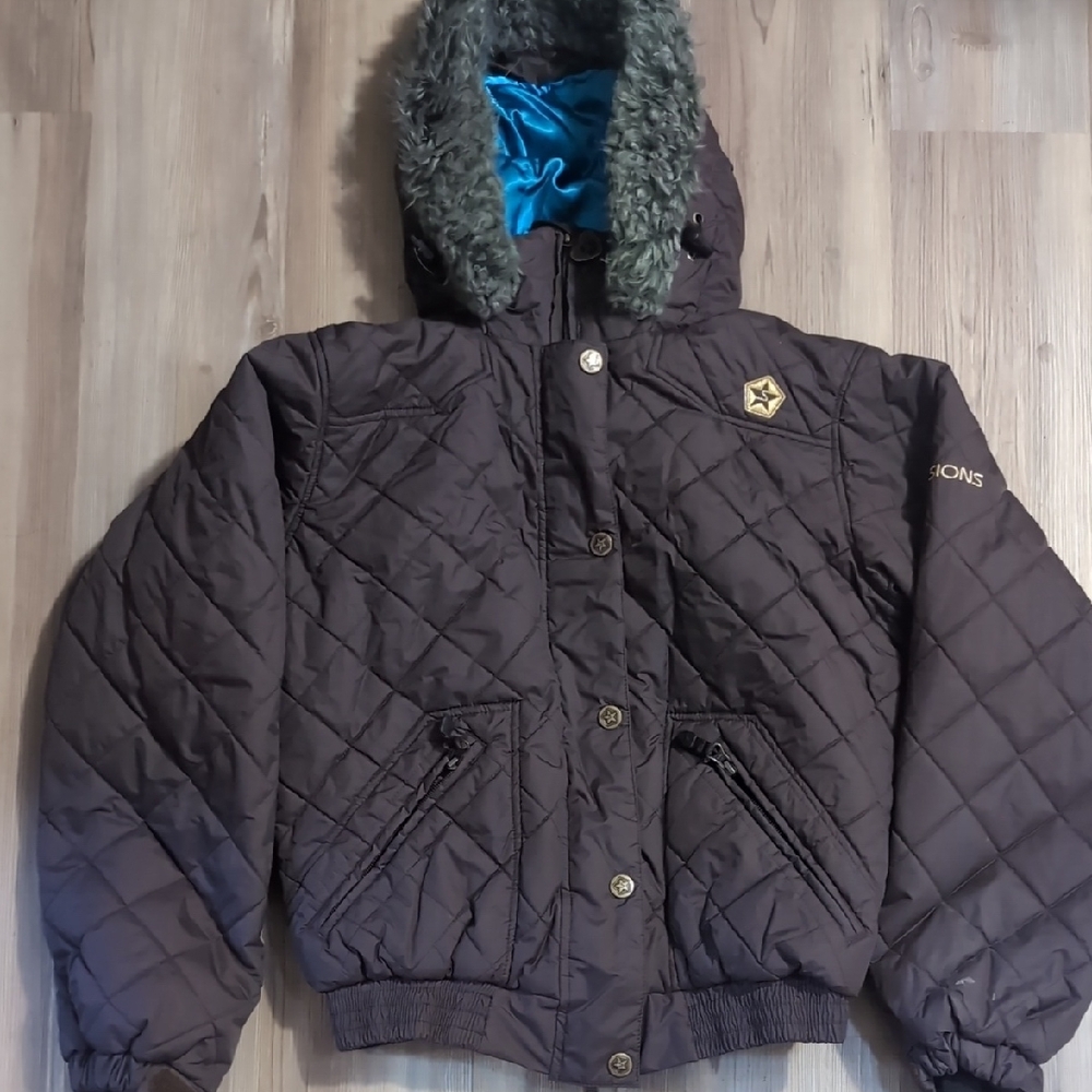 Vintage Y2K Sessions Winter Ski Snowboard Coat